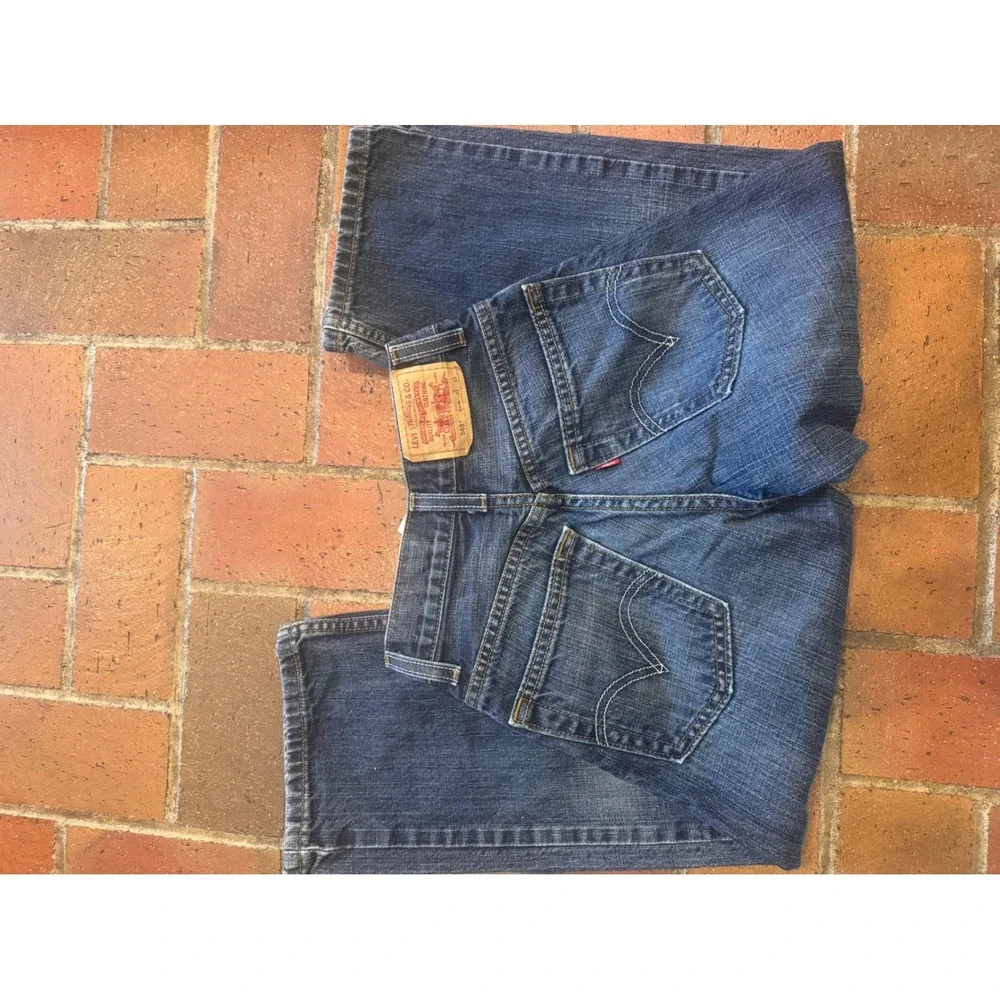 Levis 569 Boys Loose Straight Jeans Medium Wash‎ Blue Denim Size 8 Reg